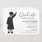 カスタムボーイアバター |高校卒業 招待状 (正面/裏面)