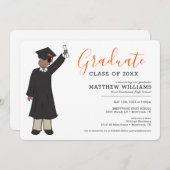 カスタムボーイアバター |高校卒業 招待状 (正面/裏面)