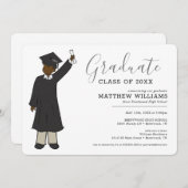 カスタムボーイアバター |高校卒業 招待状 (正面/裏面)