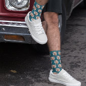 カスタムボーイフレンド写真猫顔 ソックス