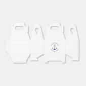 カスタムボート名ウェルカムアボード航海のいかり フェイバーボックス (折り畳みなし)