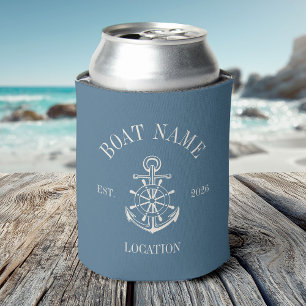カスタムボート名 コーストアンカー ナウチカルレイク 缶クーラー