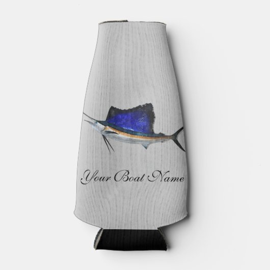 カスタムボート名Sailfish ボトルクーラー (正面)