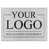 カスタムボード チャルキュテリーブロック 包丁ブロック ロゴ カッティングボード (正面)