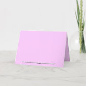 カスタムボーリンググリーティングカード カード (裏面)