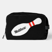 カスタムボーリングピン付き化粧品バッグデザイン ドップキット (裏面)