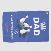 カスタムボーリング路地パパタオル ゴルフタオル (横)