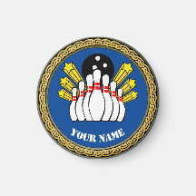 カスタムボーリング – 名前の追加 – 青