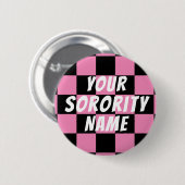 カスタムボ市松模様にードレトロ優先ボタン 缶バッジ (正面&裏面)