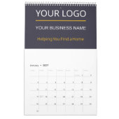 カスタムポスターカレンダーOfficeウォールプリント カレンダー (1月 2027)