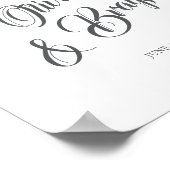 カスタムポスターサイン – パーソナライズされたイベントデコル ポスター (角)