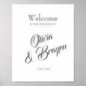 カスタムポスターサイン – パーソナライズされたイベントデコル ポスター (正面)