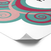 カスタムポスターパーソナライズされた/バナー – テキストの追加 ポスター (角)