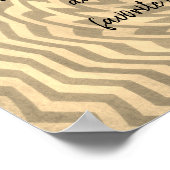 カスタムポスター引用文幾何学模様 ポスター (角)