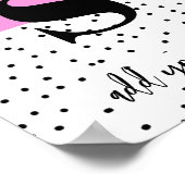 カスタムポスター – 小文字 ポスター (角)