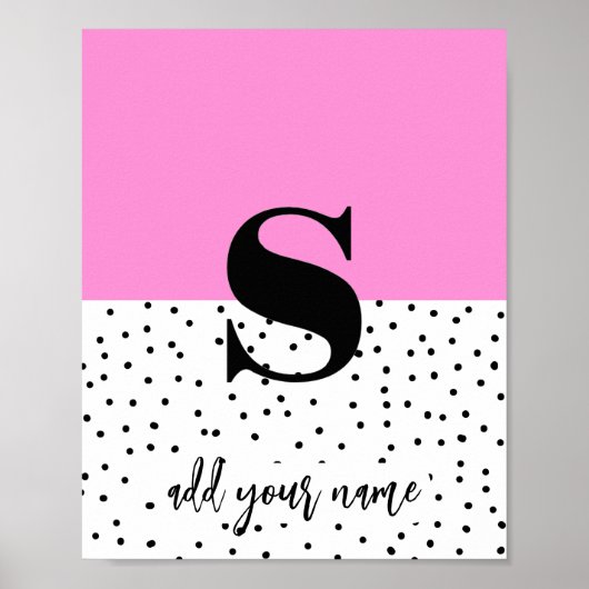 カスタムポスター – 小文字 ポスター (正面)