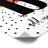 カスタムポスター – 小文字b ポスター (角)