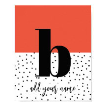 カスタムポスター – 小文字b