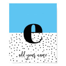 カスタムポスター – 小文字e