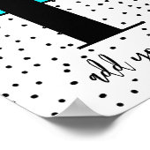 カスタムポスター – 小文字f ポスター (角)