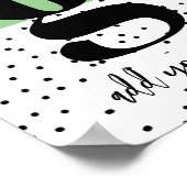 カスタムポスター – 小文字g ポスター (角)