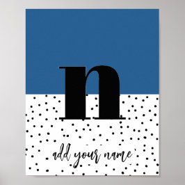 カスタムポスター – 小文字n ポスター
