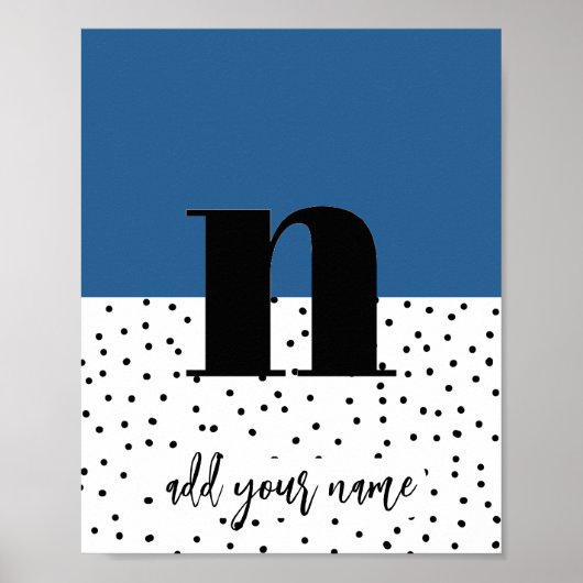 カスタムポスター – 小文字n ポスター (正面)