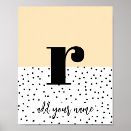 カスタムポスター – 小文字r ポスター