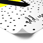 カスタムポスター – 小文字v ポスター (角)