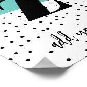 カスタムポスター – 小文字z ポスター (角)