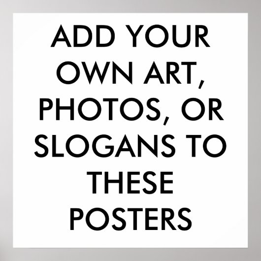 カスタムポスター – 独自のポスターを作成 – 作成 ポスター (正面)