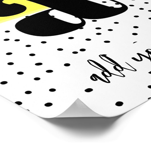 カスタムポスター – Lower Case a ポスター (角)