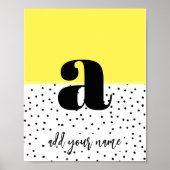 カスタムポスター – Lower Case a ポスター (正面)