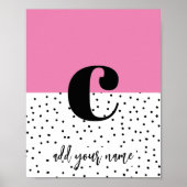 カスタムポスター – Lower Case c ポスター (正面)