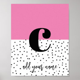 カスタムポスター – Lower Case c ポスター