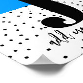 カスタムポスター – Lower Case j ポスター (角)