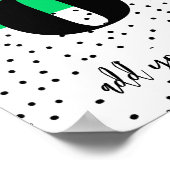 カスタムポスター – Lower Case o ポスター (角)