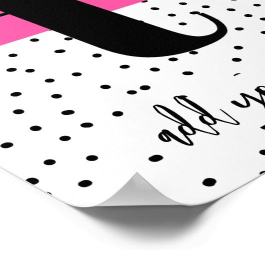 カスタムポスター – Lower Case t ポスター (角)