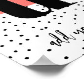 カスタムポスター – Lower Case u ポスター (角)