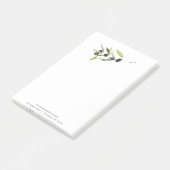 カスタムポストitノート水彩オリーブ枝 ポストイット (アングル)