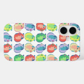 カスタムポップ・アートのアートギニアピグパタカラフルーン Case-Mate iPhoneケース (裏面 (横))
