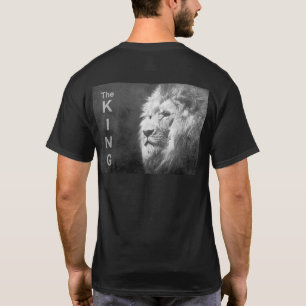 カスタムポップ・アートのエレガントアートライオンヘッドテンプレートメンズ Tシャツ