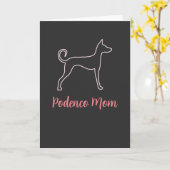 カスタムポデコドッグマザーズデイ カード (黄色い花)