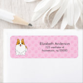 カスタムポメラニア犬 ラベル (インサイチュ)