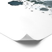 カスタムポートレートドッグパーソナライズされたウォールアート ポスター (角)