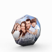 カスタムポートレート写真の手書き フォトブロック (左)