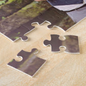 カスタムポートレート写真 ジグソーパズル (側面)