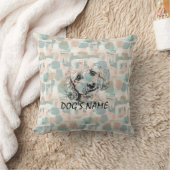 カスタムポートレート枕抽象芸術筆跡 クッション (ブランケット)