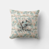 カスタムポートレート枕抽象芸術筆跡 クッション (正面)