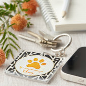 カスタムポープリントメモリアルペットロス記念 キーホルダー (正面右)